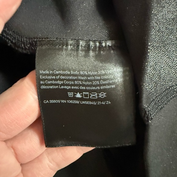 Lululemon Align High-Rise Pant 25" *Shine Radiate Foil Print Black - Picture 3 of 7